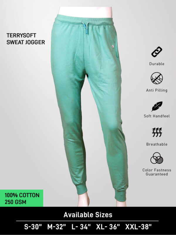 Terry Soft Sweat Jogger – Sage Green Edition