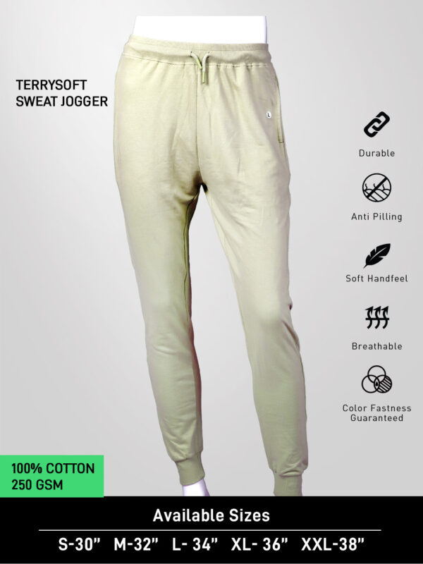 Pear Sorbet Terry Soft Sweat Jogger – Fresh & Stylish Comfort