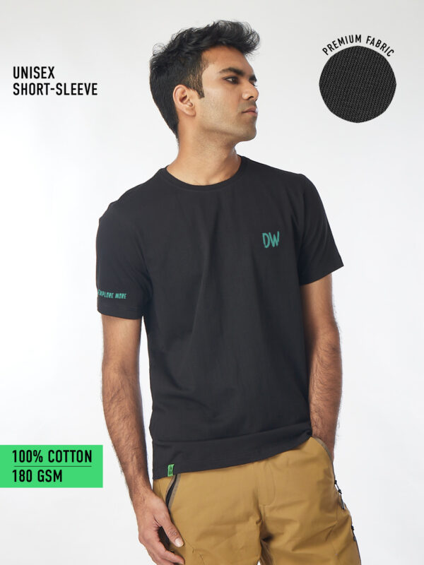 Unisex Short-Sleeve (Black) – Large Back Print – In the Heart of Nature