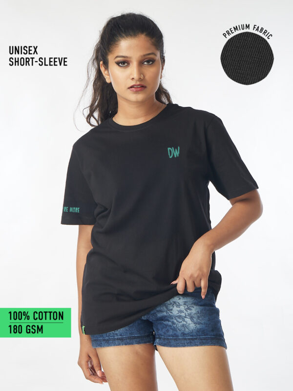 Unisex Short-Sleeve (Black) – Large Back Print – In the Heart of Nature