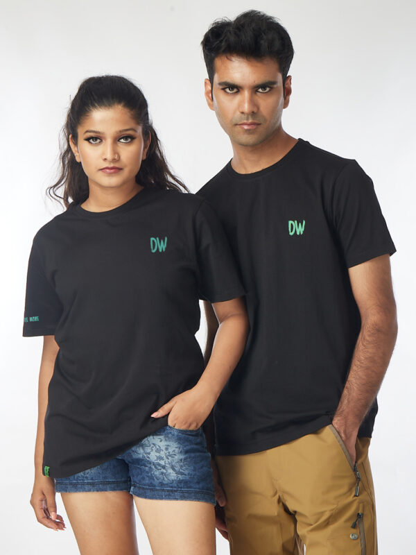 Unisex Short-Sleeve (Black) – Large Back Print – In the Heart of Nature