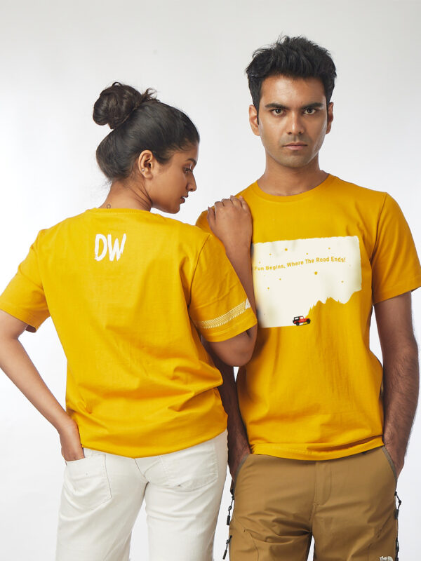 Unisex Short Sleeve – The Fun Begins (A4 Print)