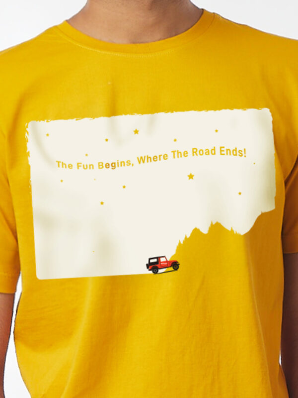Unisex Short Sleeve – The Fun Begins (A4 Print)