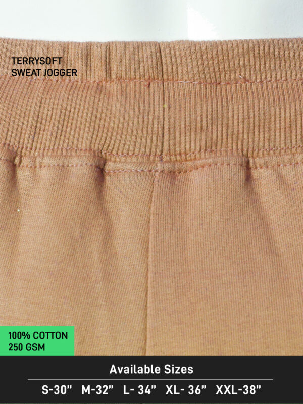 Cafe Brown TerrySoft Sweat Jogger – Classic Comfort, Timeless Style