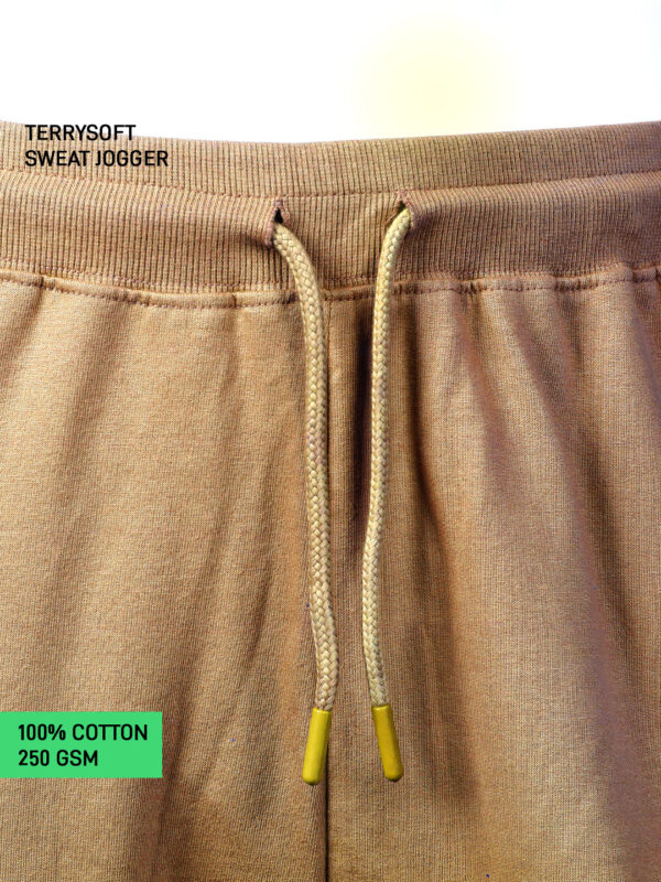 Cafe Brown TerrySoft Sweat Jogger – Classic Comfort, Timeless Style