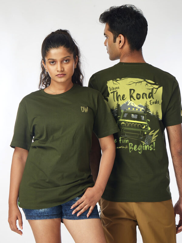 Unisex Short-Sleeve – Offroad Legends: Mountain Goat Edition (Large Back Print)