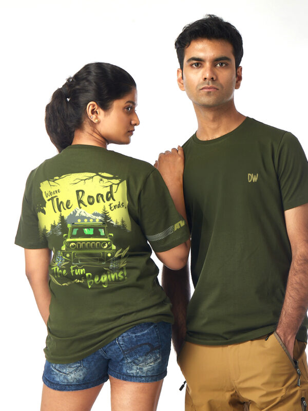 Unisex Short-Sleeve – Offroad Legends: Mountain Goat Edition (Large Back Print)