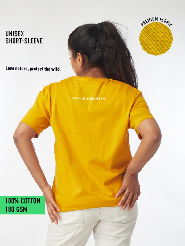 Unisex Short Sleeve – The Hug or Run! | A4 Front Print | Save Animals