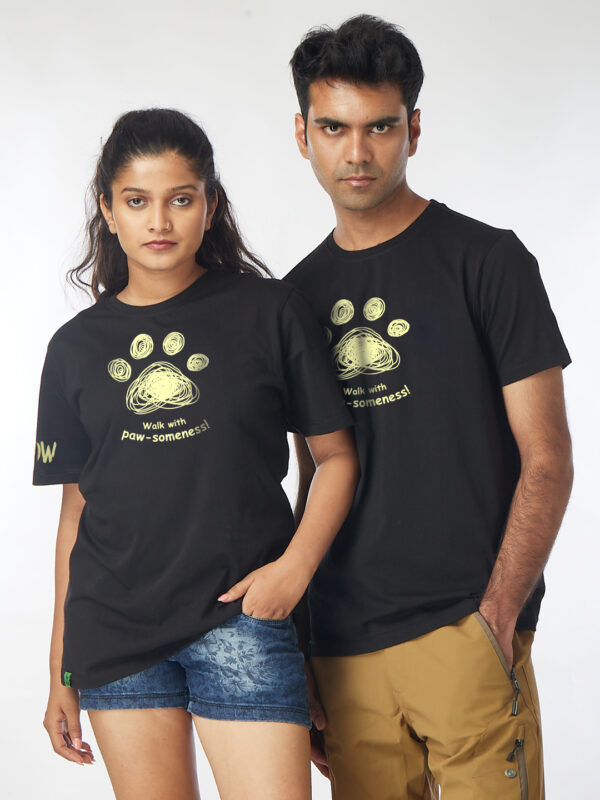 Unisex Short Sleeve – Paws & Love | A4 Front Print