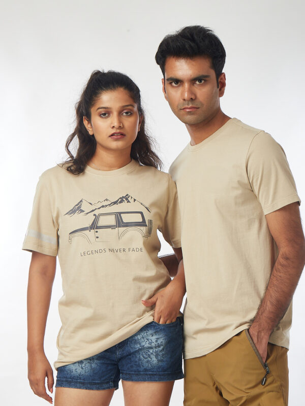 Unisex Short Sleeve – The Legend Never Fades | A4 Front Print | Thar Inspired
