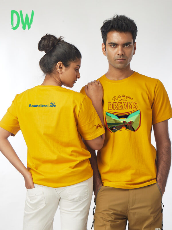 Unisex Short Sleeve – Ride to Your Dreams | A4 Front Print | Passion to Ride