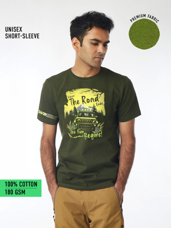 Unisex Short-Sleeve – Mountain Goat Edition (A4 Front Print)