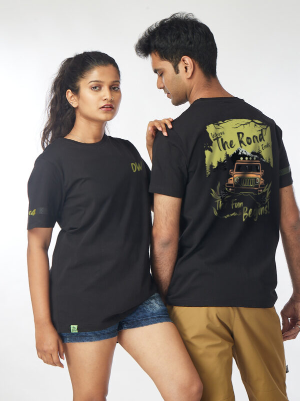 Unisex Round Neck – The Off-Road Indian Legends | Large Back Print | Thar Inspired
