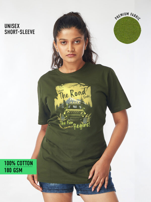 Unisex Short-Sleeve – Mountain Goat Edition (A4 Front Print)