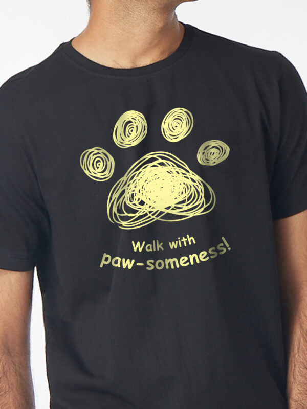 Unisex Short Sleeve – Paws & Love | A4 Front Print