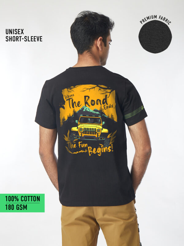 Unisex Black Tee – The Offroad Legend | 100% Cotton