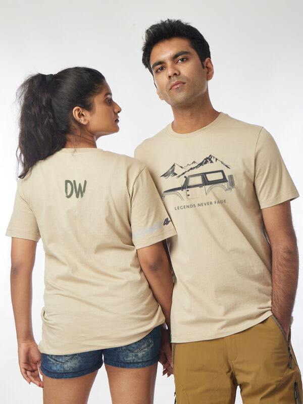 Unisex Short Sleeve – The Legend Never Fades | A4 Front Print | Thar Inspired