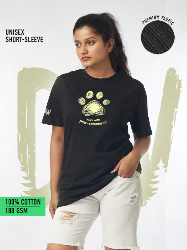 Unisex Short Sleeve – Paws & Love | A4 Front Print