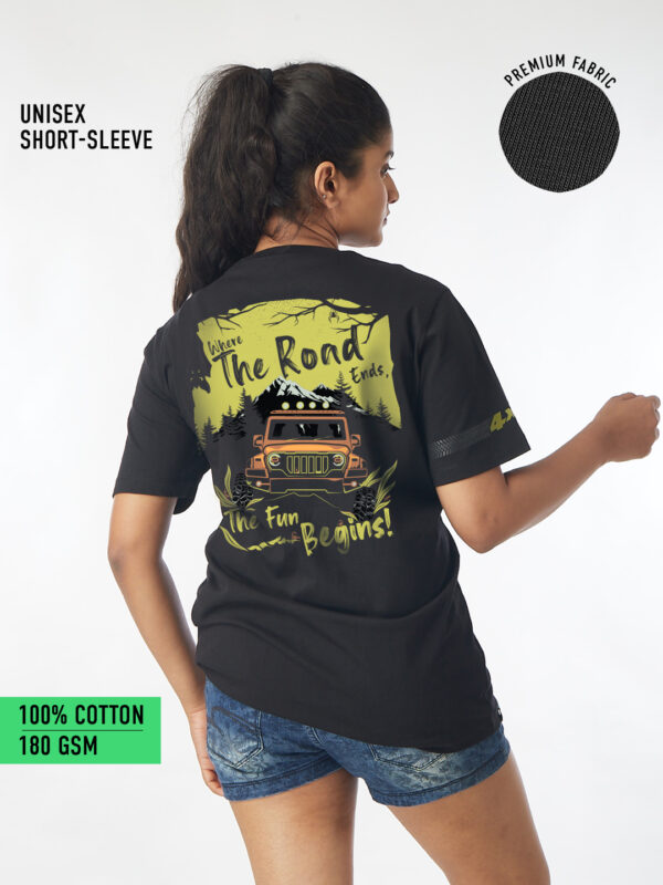 Unisex Round Neck – The Off-Road Indian Legends | Large Back Print | Thar Inspired