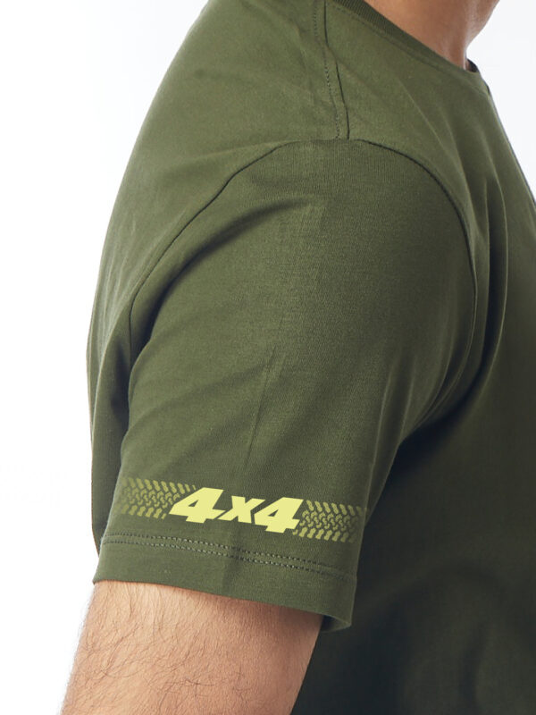 Unisex Half Sleeve – Where the Road Ends (Jeep) A4 Print Front.