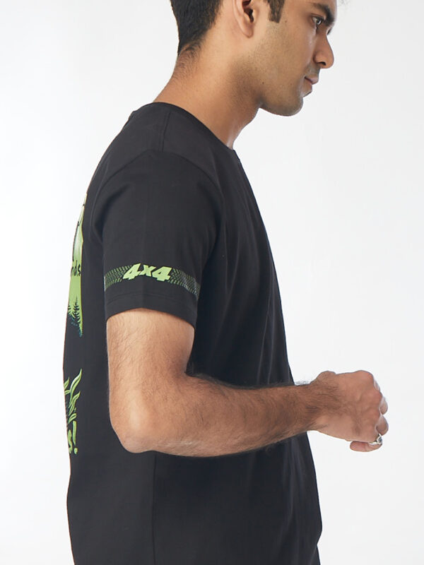 Unisex Black Tee – The Offroad Legend | 100% Cotton
