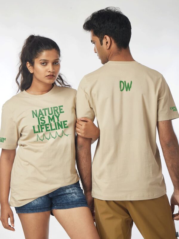 Unisex Short Sleeve – Nature is My Lifeline (Front Print)