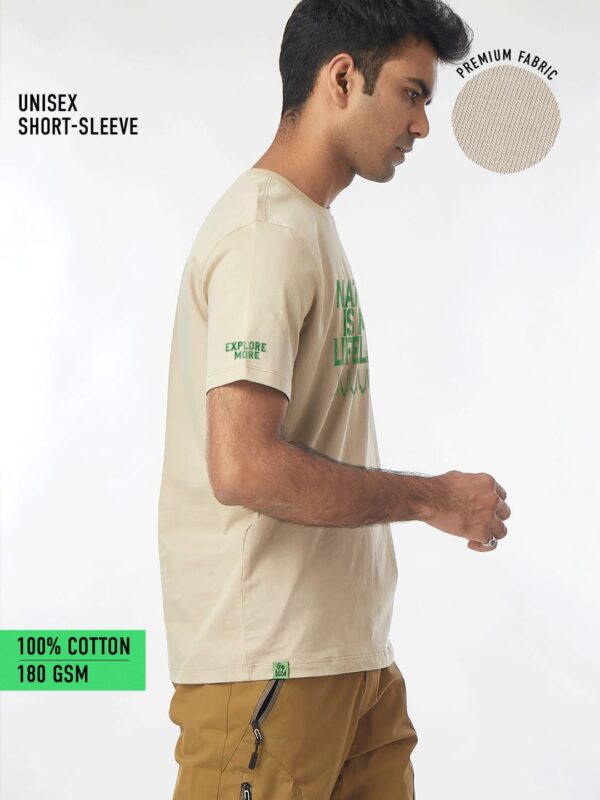 Unisex Short Sleeve – Nature is My Lifeline (Front Print)