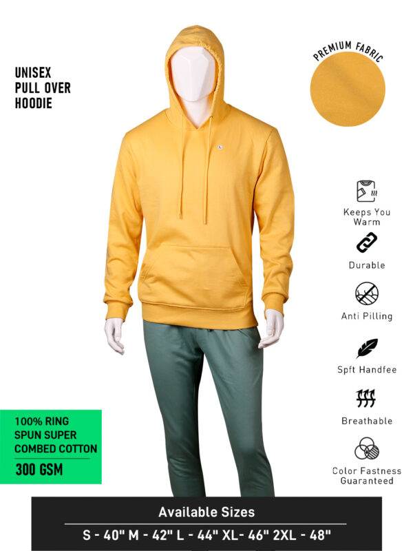 Unisex Pullover Hoodie – Sunshine Yellow Edition