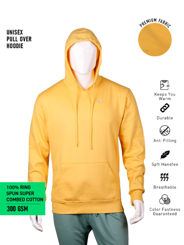 Unisex Pullover Hoodie – Sunshine Yellow Edition