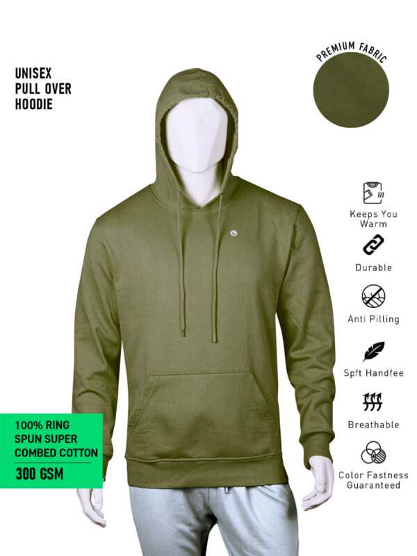 Unisex Pullover Hoodie – Olive Grove Edition