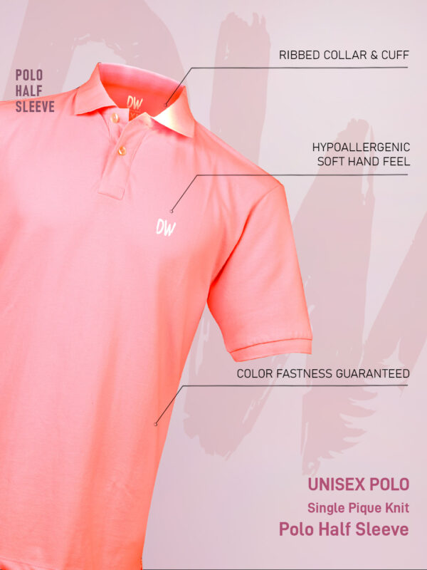 Executive Classic Polo – Unisex | Plain | SUNSET | 240gsm
