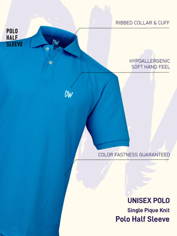 Executive Classic Polo – Unisex | Plain | ROYAL BLUE | 240gsm