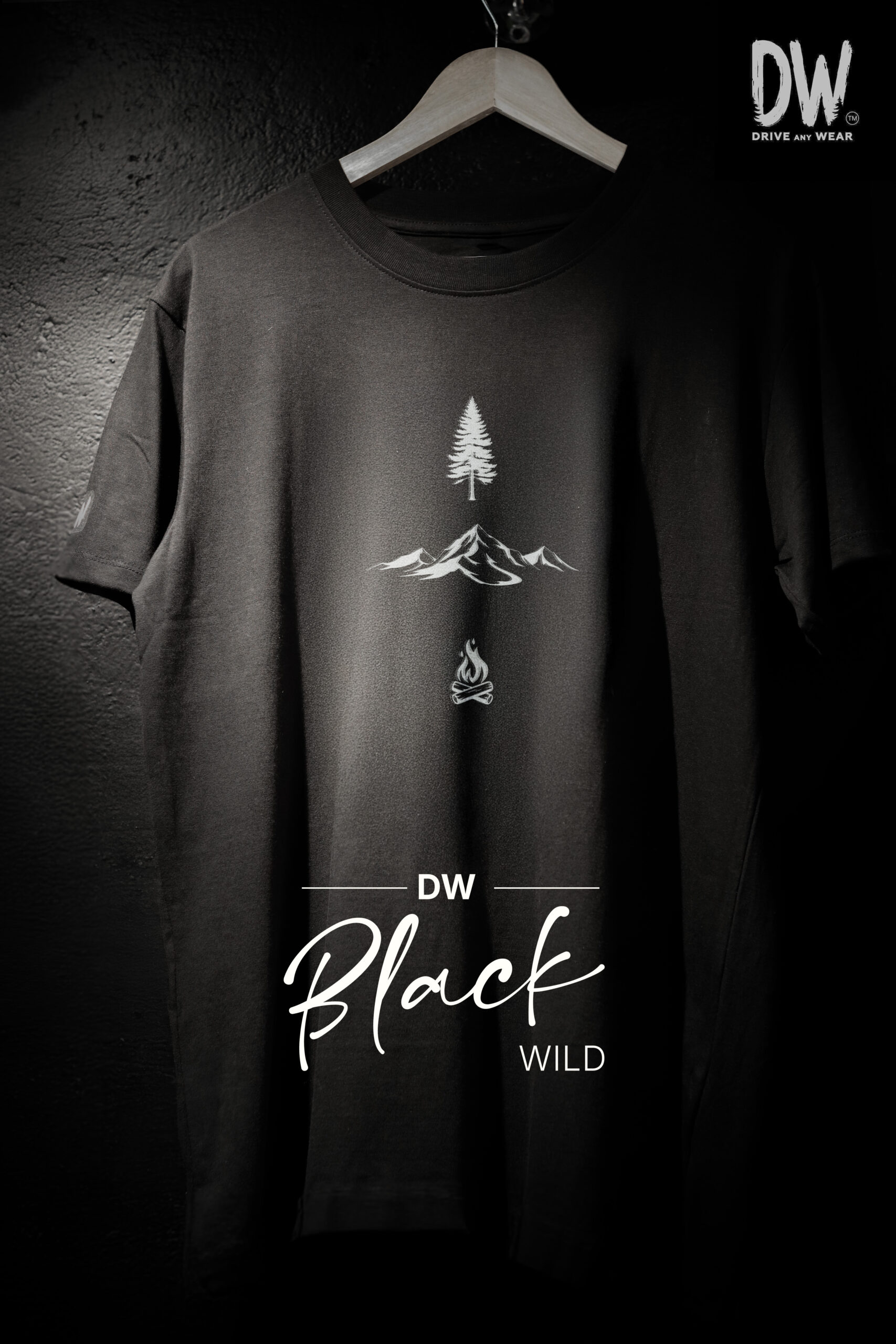 DW Black Rider T Shirt – Skull Engine Graphic Tee